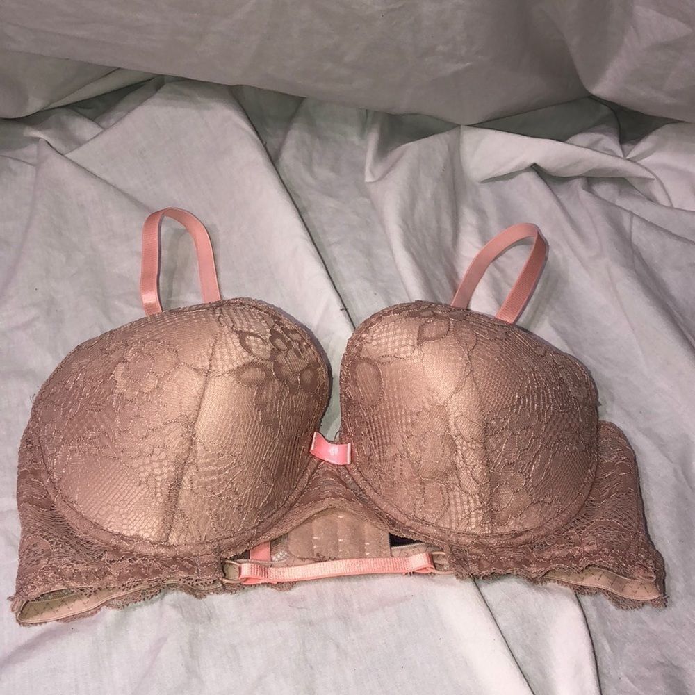 Black Fuchsia Bra  